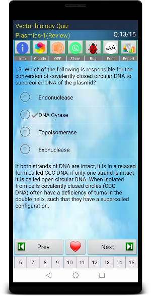 Vector Biology Quiz Screenshot 3