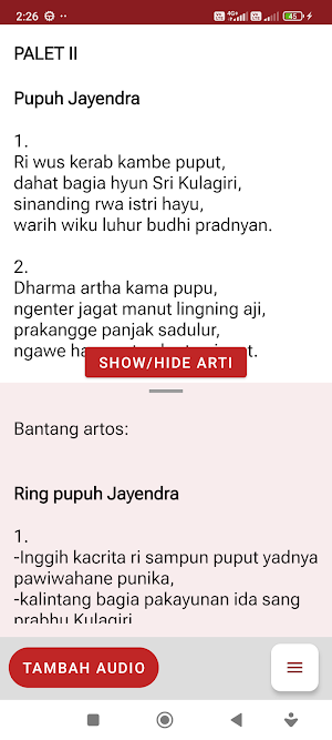 Geguritan Watugunung Screenshot 3