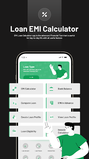 LoanPro - Loan EMI Calculator Screenshot 0