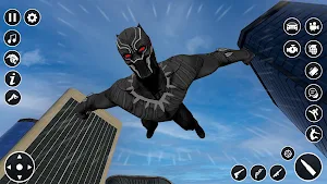 Black 3D Panther Fighting Game Screenshot 2