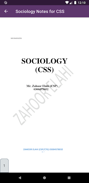 Sociology Notes For CSS Screenshot 3
