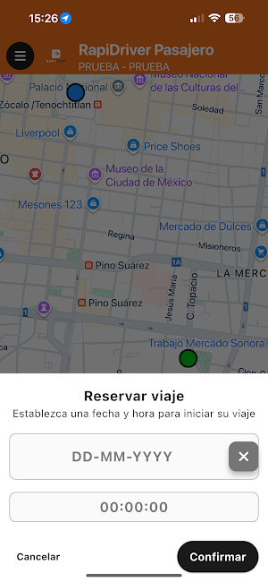 RapiDriver Pasajero Screenshot 2