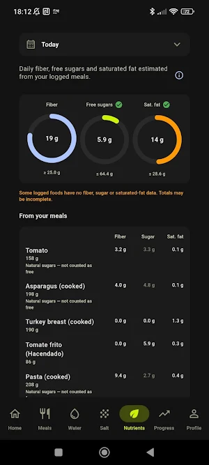 Nutrak Screenshot 2