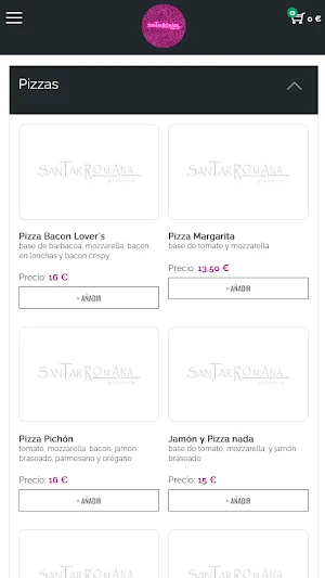 Pizzería Santarromana Screenshot 2