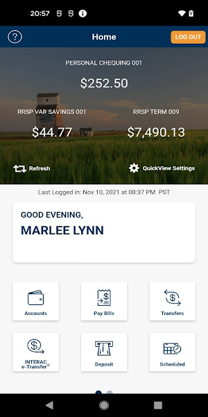 WestobaGO Mobile Banking App Screenshot 2