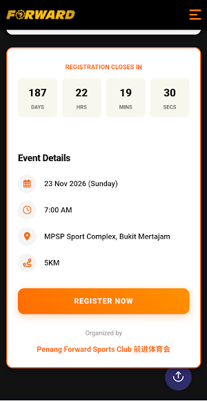 Forward Sports Screenshot 2
