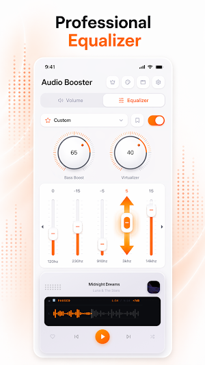 Volume Booster: Bass Equalizer Screenshot 2