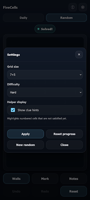FiveCells - Logic Puzzle Screenshot 3