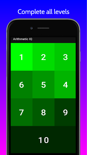 Arithmetic IQ - Brain Trainer Screenshot 2