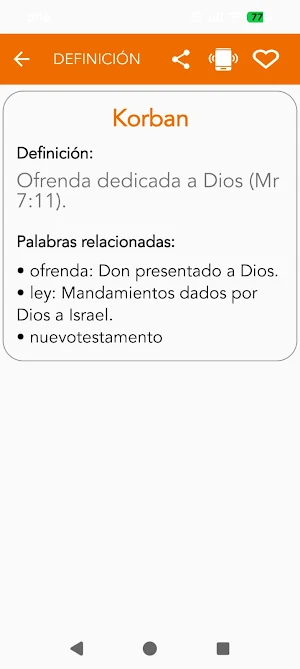 Diccionario biblico Screenshot 0
