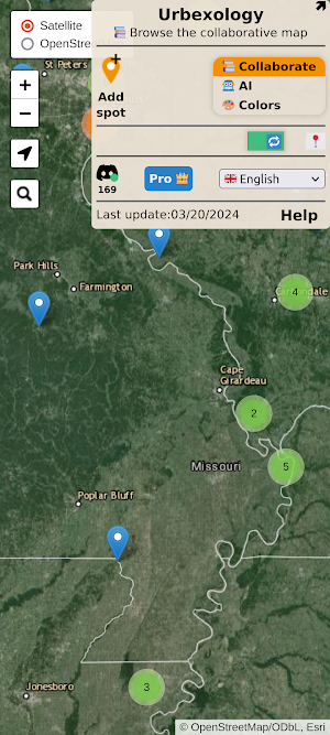 Urbexology.com - Urbex map Screenshot 1