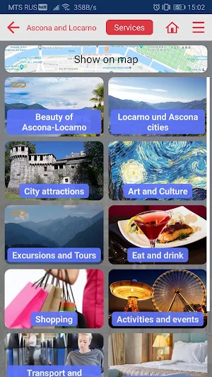 Ascona and Locarno map offline guide Screenshot 1