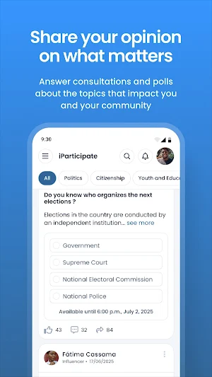 iParticipate Screenshot 3