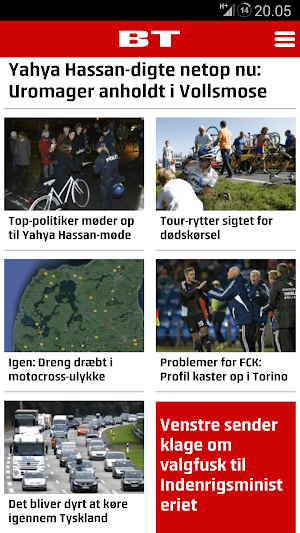 Danske Nyheder Screenshot 2