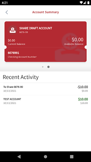 Roberts Dairy Emp FCU Mobile Screenshot 3