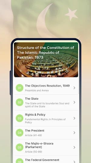 Constitution of Pakistan Screenshot 1
