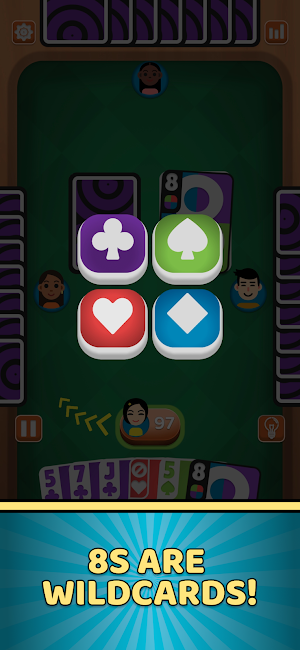 Crazy 8 : Card Game Screenshot 2