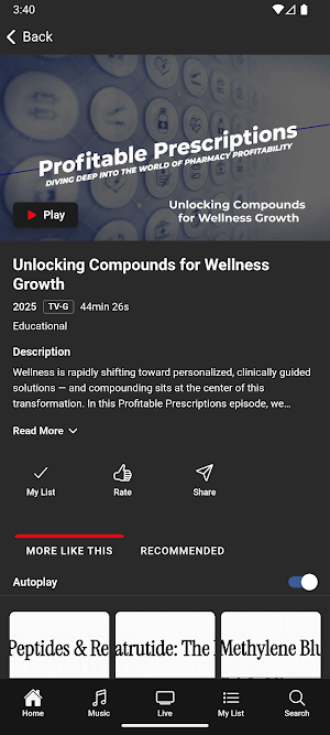 RxConnexionTV Screenshot 2