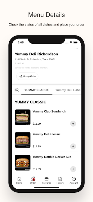 Yummy Deli TX Screenshot 1