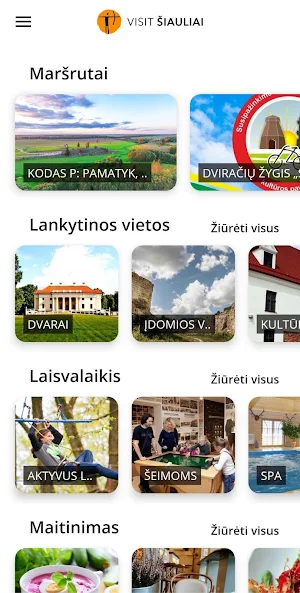 Šiaulių regiono gidas Screenshot 1