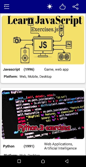 Learn programming languages Screenshot 2