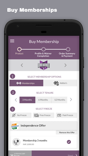 Lifestyle Fitness Screenshot 2
