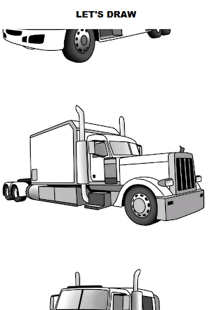 Draw Semi Trucks Screenshot 0