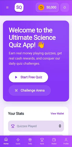 Quiz Money – Earn Money Quiz Screenshot 0