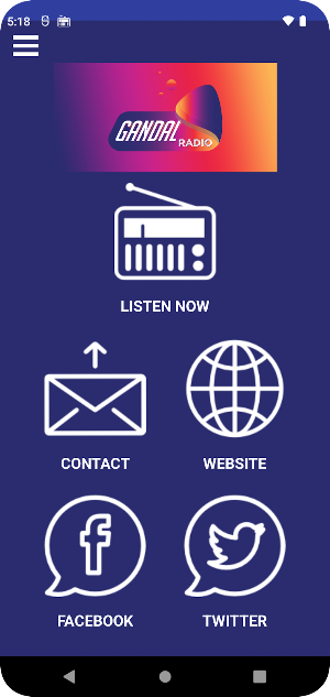 Gandal Radio Screenshot 1