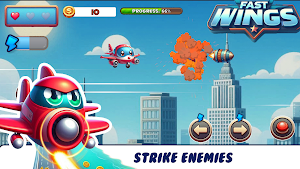 Jet Mission: Super Wings Game Screenshot 2