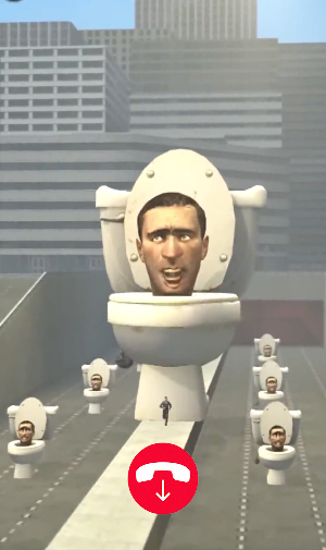 Skibidi Toilet Video Call Screenshot 3