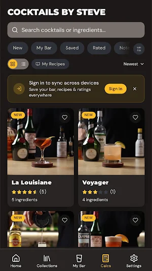 Cocktails by Steve Screenshot 1