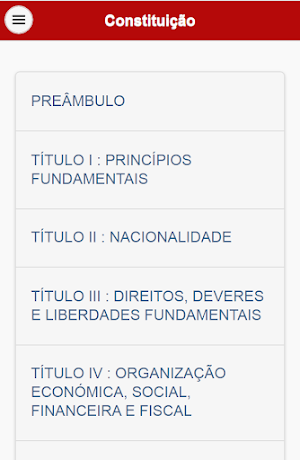 Constituição da República de Moçambique Screenshot 0