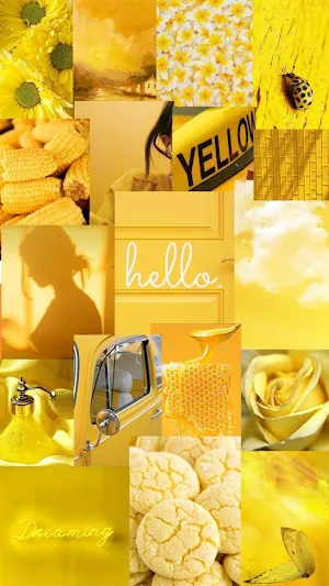 Aesthetic Yellow Wallpaper Screenshot 3
