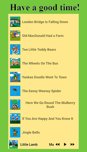 Kids songs Screenshot 1