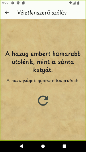 Szólások és közmondások Screenshot 1