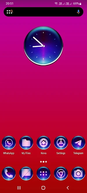 Black Pixl Glass Icon Pack Screenshot 0