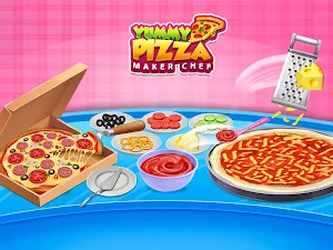 Pizza Maker Chef Baking Kitchen Screenshot 1