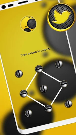 Yellow Speakers Launcher Theme Screenshot 3