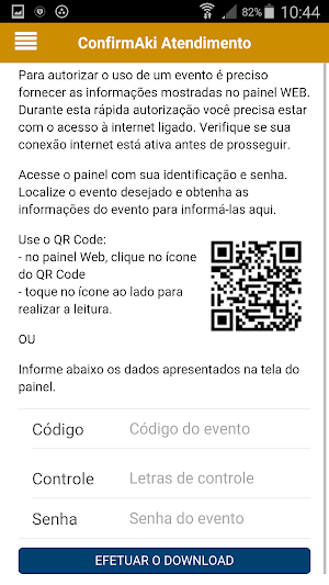 ConfirmAki Atendimento Screenshot 1