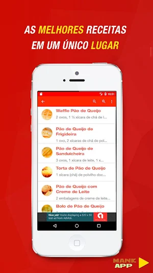 Receitas de Pão de Queijo Screenshot 0