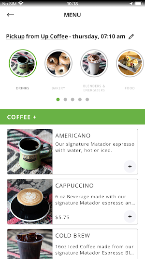 Up Coffee Screenshot 2