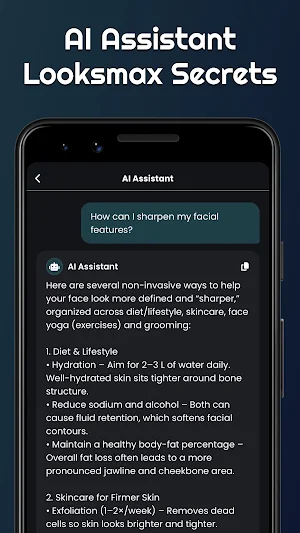 LmaxPro: Maxxing & Looksmax AI Screenshot 3