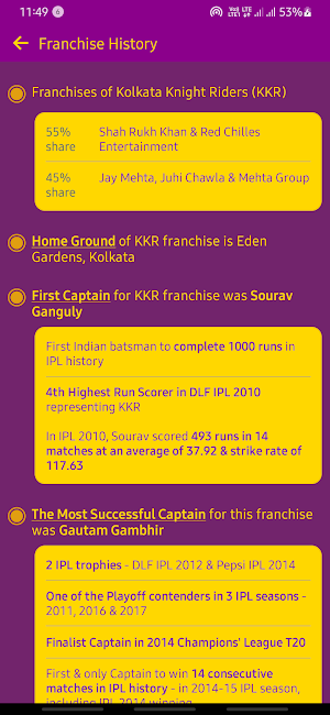 Kolkata Knight Riders (KKR) Screenshot 2