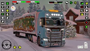 Euro Truck Cargo Driving Games Screenshot 1