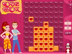 block puzzle-love jewel Screenshot 2