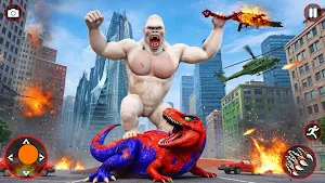 Angry Dinosaur City Rampage 3D Screenshot 2
