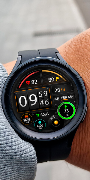 TechGauge Watch Face Screenshot 3