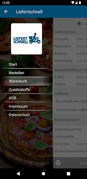 Liefertschnell Screenshot 0
