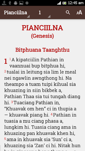 Siyin Bible Screenshot 1